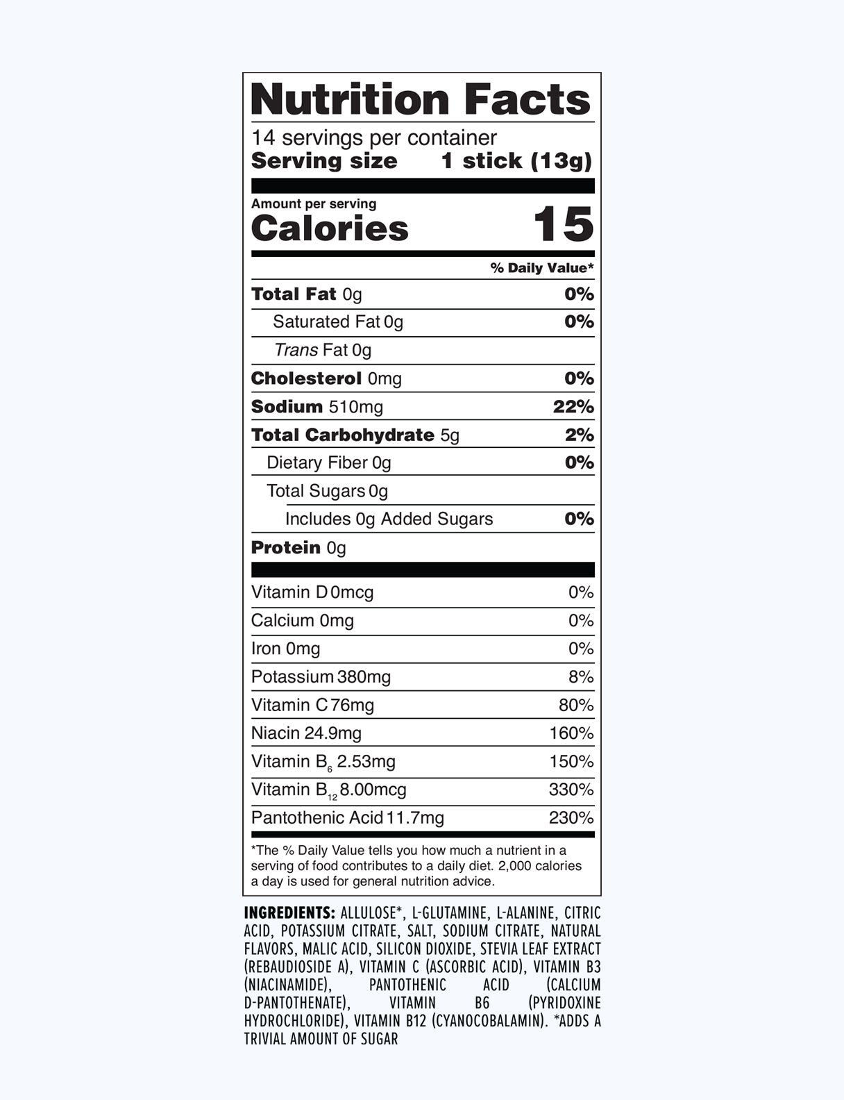 3ct Sugar-Free Sample Pack (LL, WP, GG) - Fresh Reset