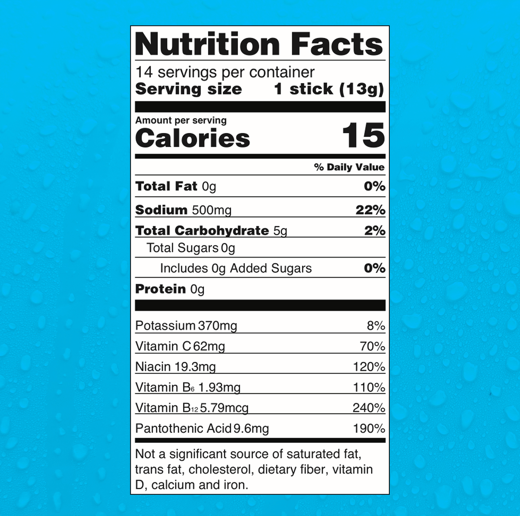 Zero Sugar Splash Pack - Ready Pack