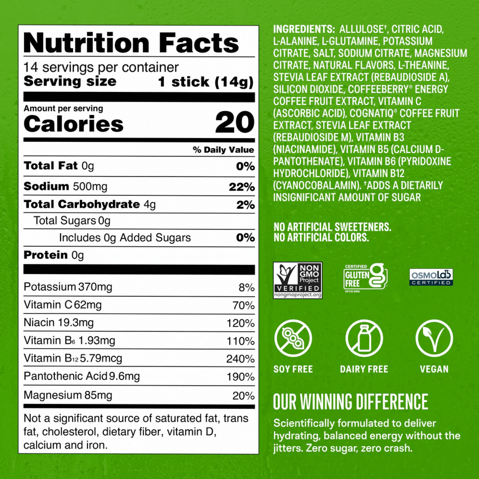 Sugar-Free Energy Fruity Bundle - Flavor Choice