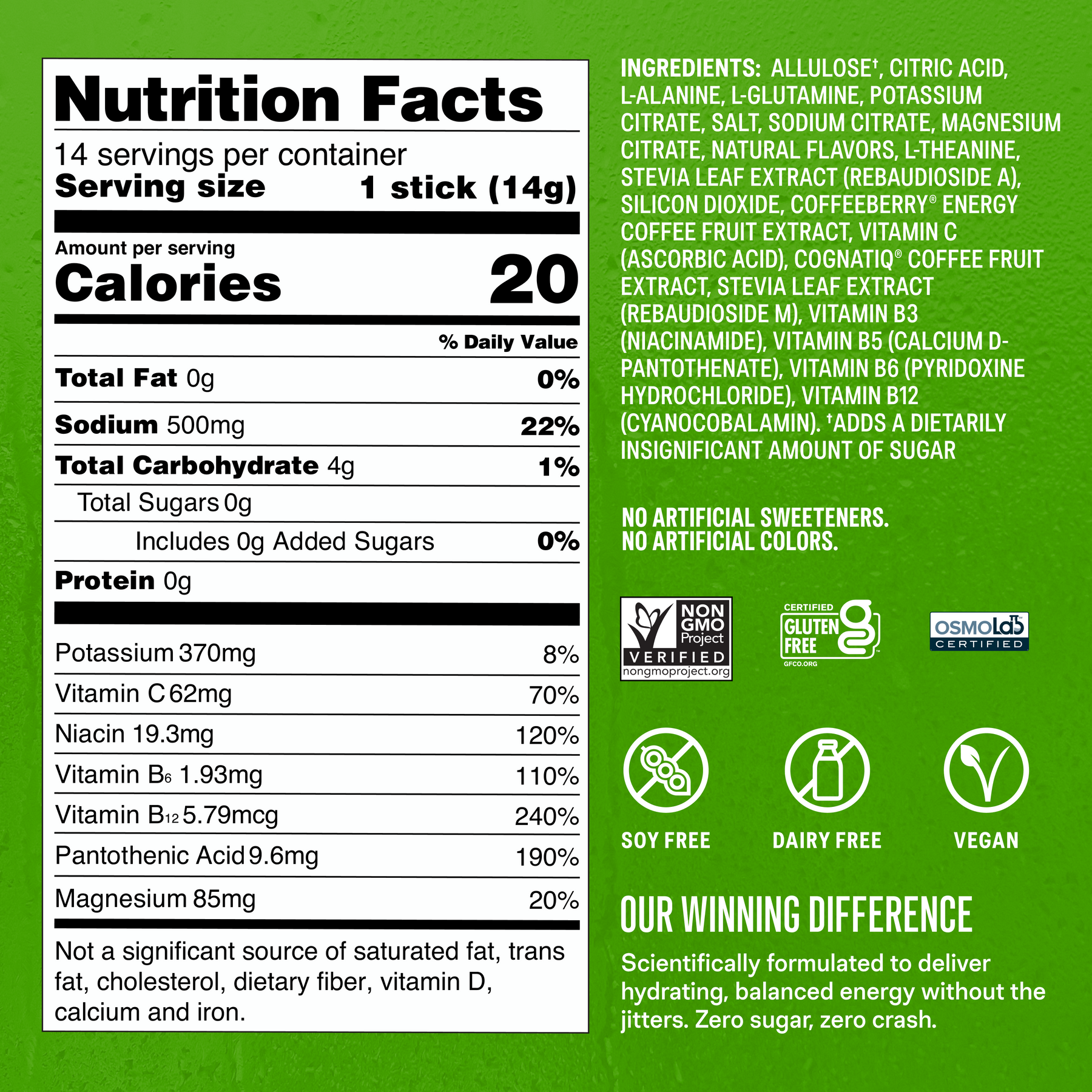 Sugar-Free Energy Fruity Bundle - Flavor Choice