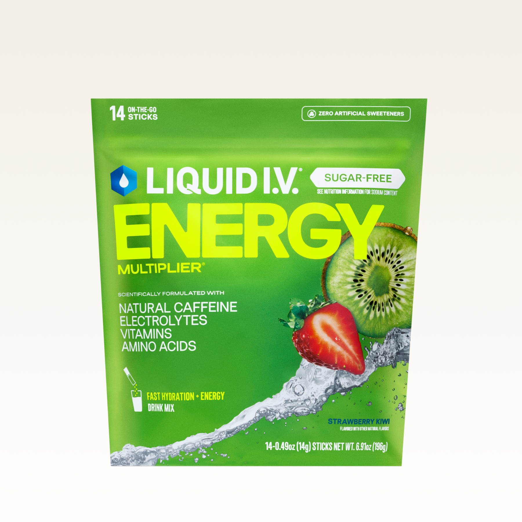 Build Your Own Strawberry Kiwi Sugar-Free Energy Multiplier - Daily Hydration